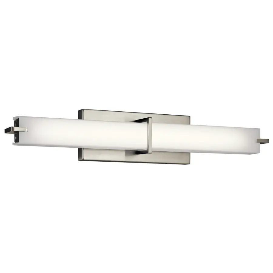 LED Linear Bath Light in Brushed Nickel