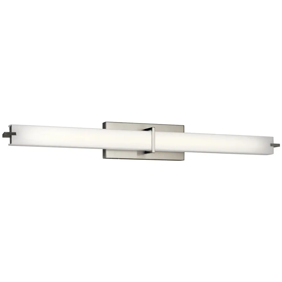 LED Linear Bath Light in Brushed Nickel