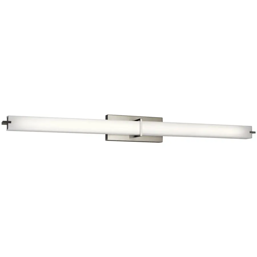 LED Linear Bath Light in Brushed Nickel
