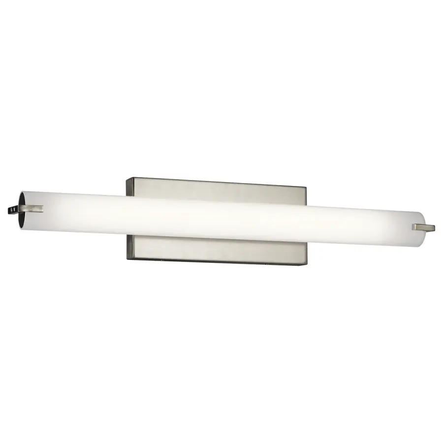 LED Linear Bath Light in Brushed Nickel