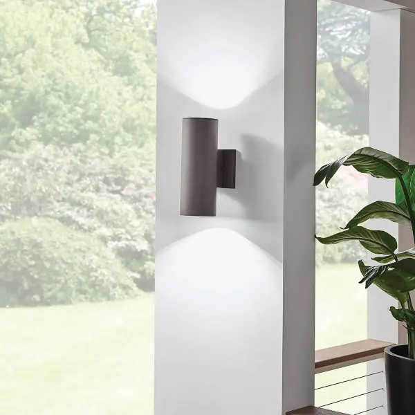 Cylinder 2-Light Outdoor Wall Light - Image 4