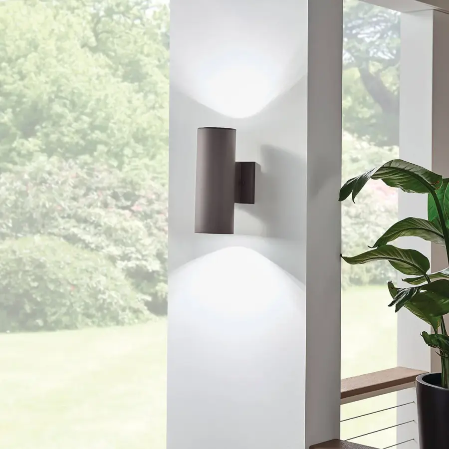 Cylinder 2-Light Outdoor Wall Light - Image 4