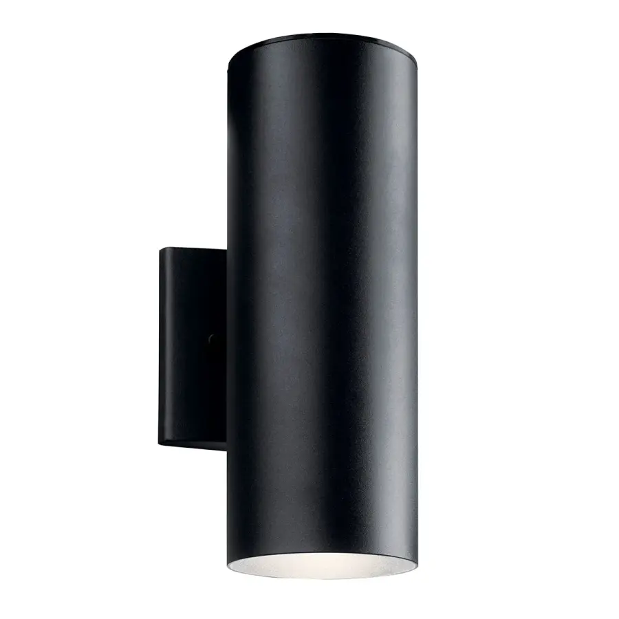 Cylinder 2-Light Outdoor Wall Light - Image 1