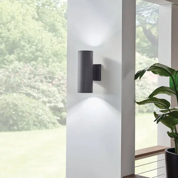 Cylinder 2-Light Outdoor Wall Light - Image 3