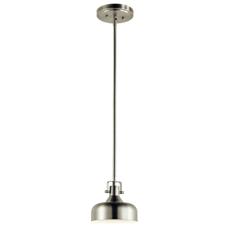 Brushed Nickel LED Mini Pendant