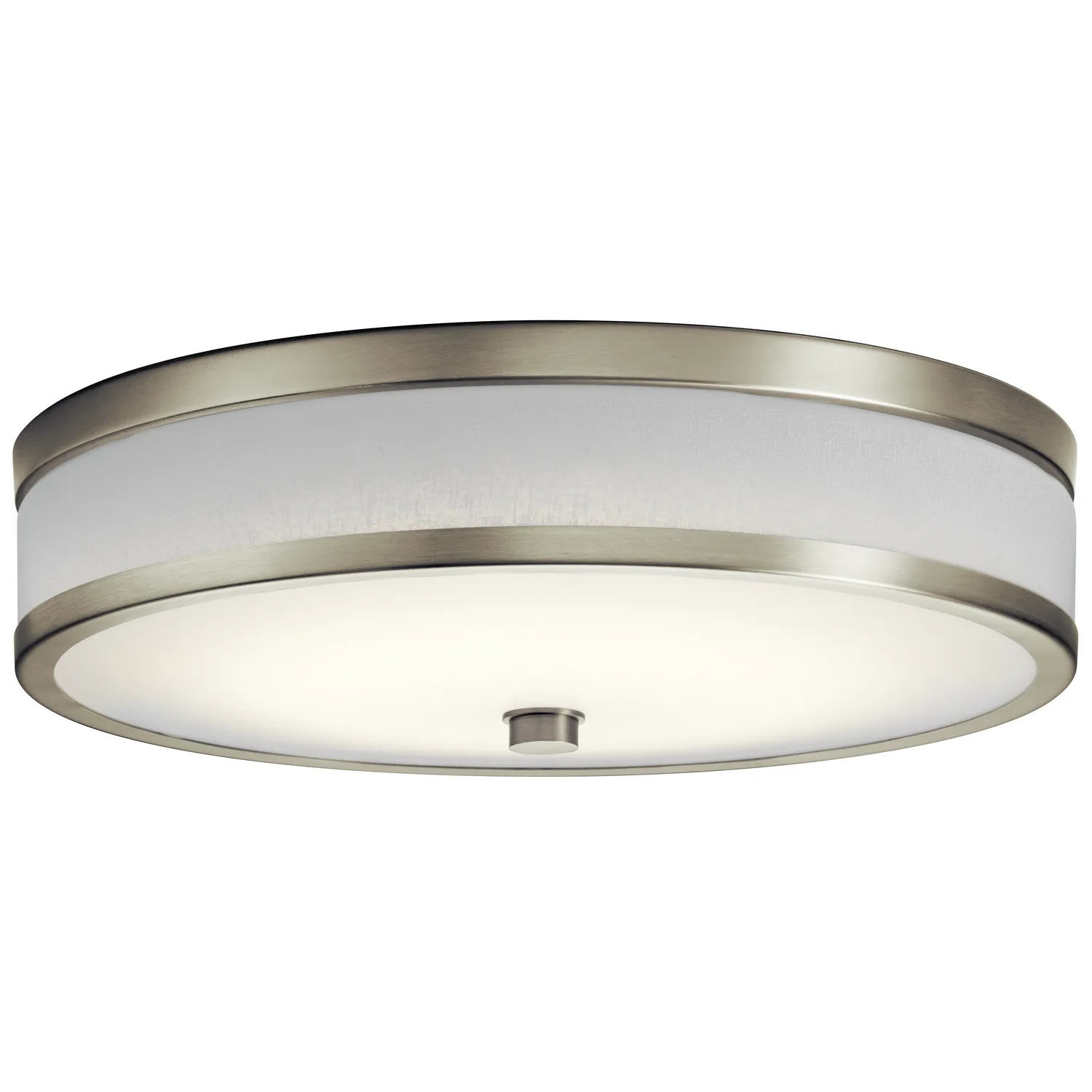 Pira 15" LED Flush Mount in Brushed Nickel