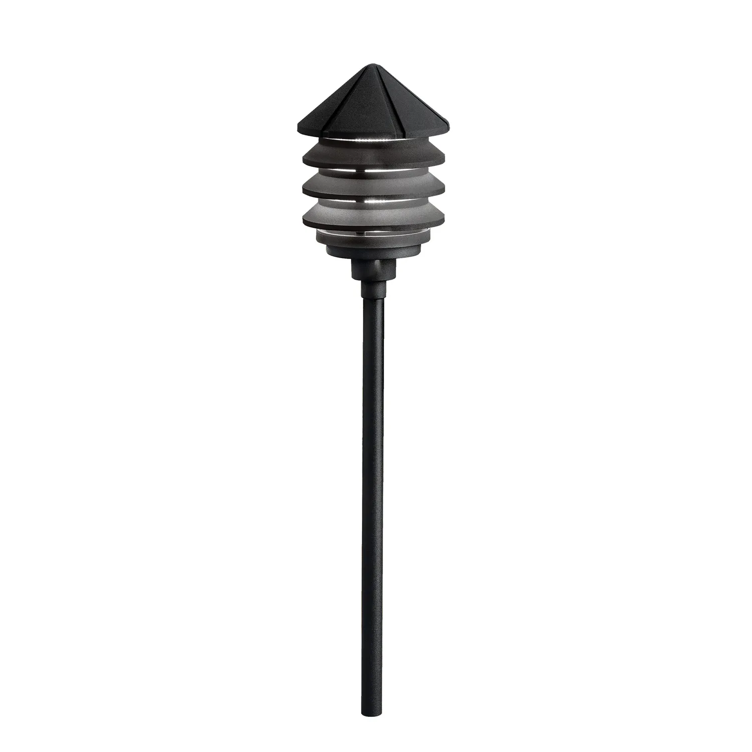 Six Groove One Light Path & Spread in Textured Black
