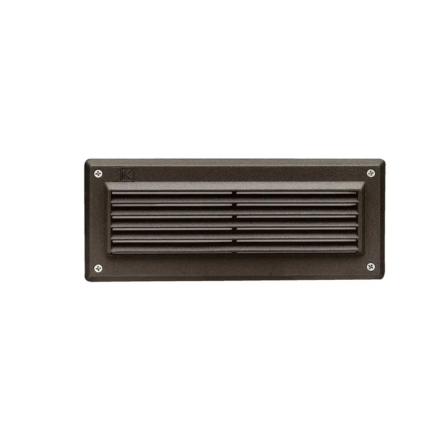 Textured Architectural Bronze Outdoor Step Light