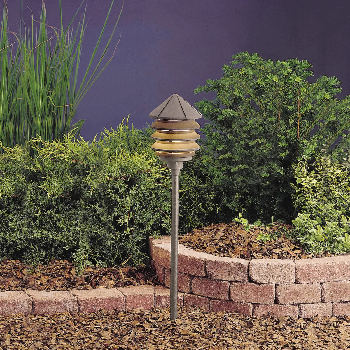 Six Groove One Light Path & Spread in Textured Architectural Bronze