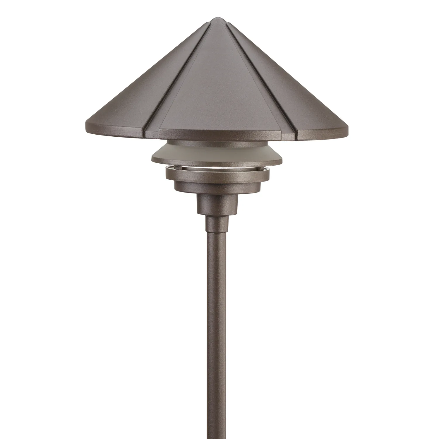 Six Groove One Light Path & Spread Light in Textured Architectural Bronze
