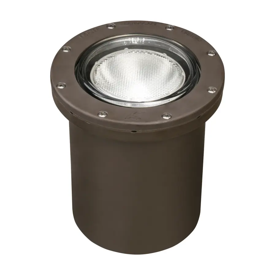 Small In-Ground Light in Architectural Bronze
