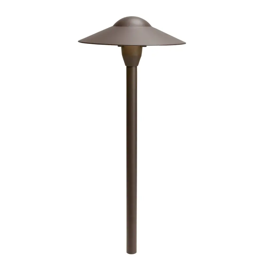 Dome Path Light in Textured Architectural Bronze
