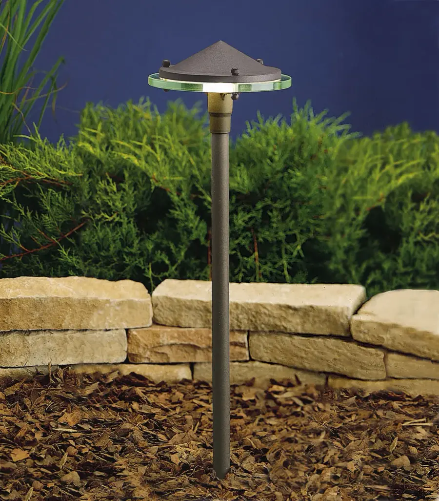 Textured Architectural Bronze Path Light