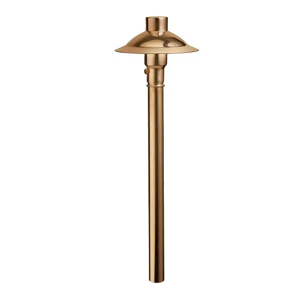 This 21.5-inch copper path light combines timeless design with durable construction. Perfect for illuminating walkways, gardens, and outdoor spaces with warm, inviting light while developing a natural patina over time.