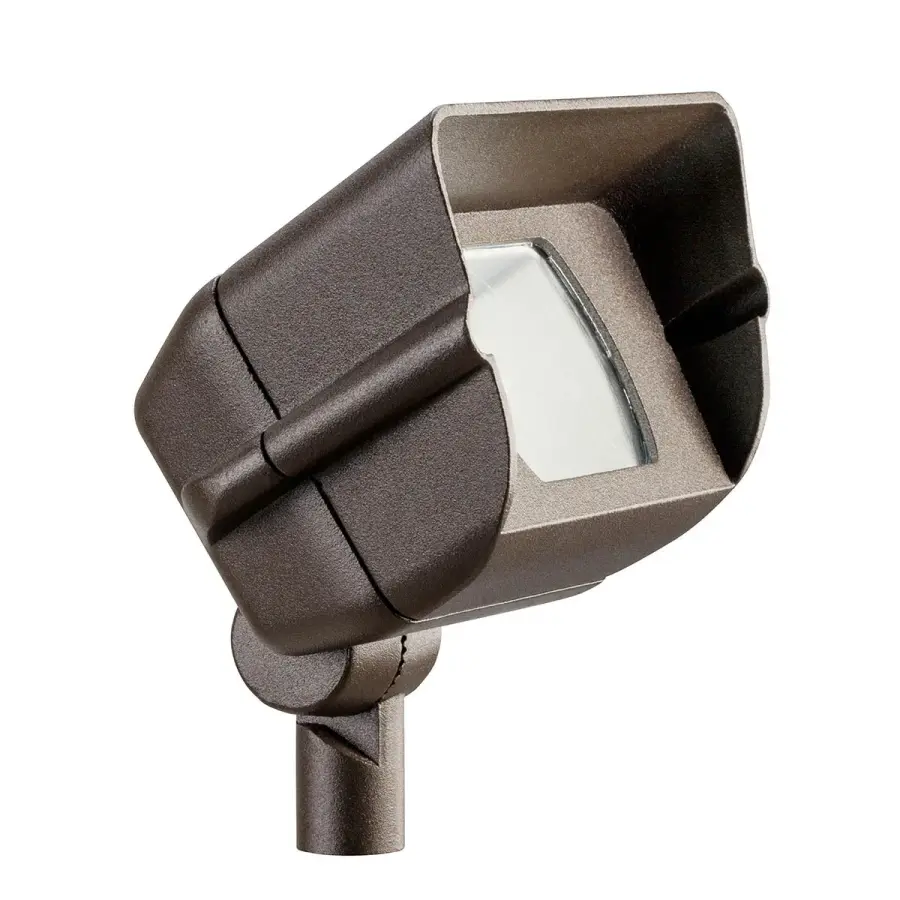 Textured Architectural Bronze Landscape Flood Light - Image 1