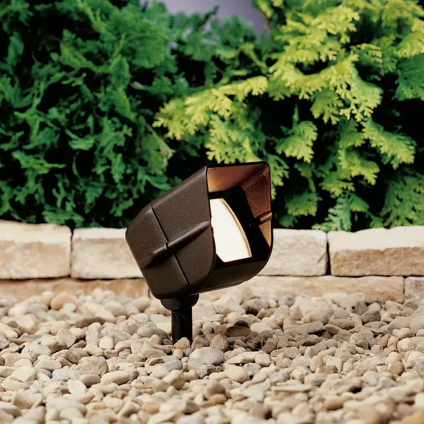 Textured Architectural Bronze Landscape Flood Light - Image 4