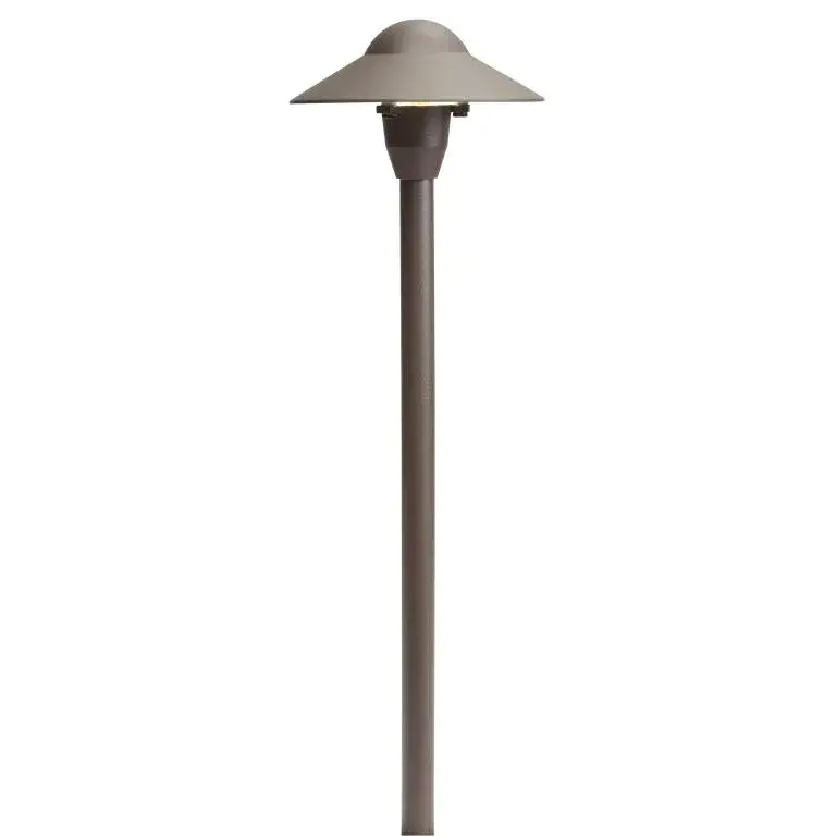 6" LED Dome Path Light in Textured Architectural Bronze