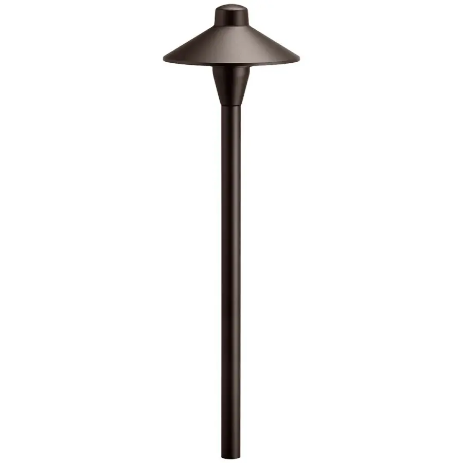 Textured Architectural Bronze Path Light