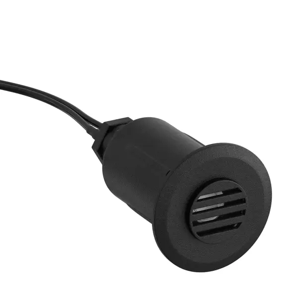 This low-voltage landscape accent light delivers focused illumination in a sleek, compact design. The black brass finish adds contemporary elegance to outdoor spaces while the wet-rated construction ensures durability.