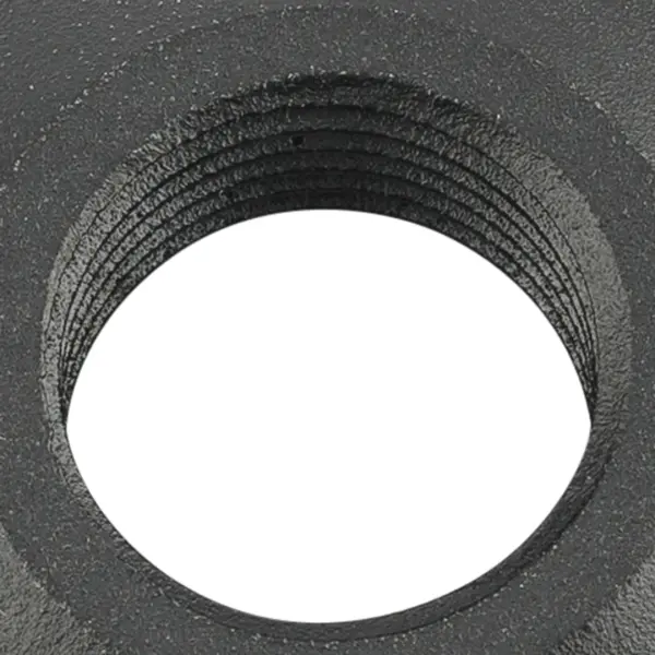 Compact accessory base in durable Black Brass finish designed for outdoor landscape lighting installations. Wet-rated construction ensures reliable performance in all weather conditions. - alternate view