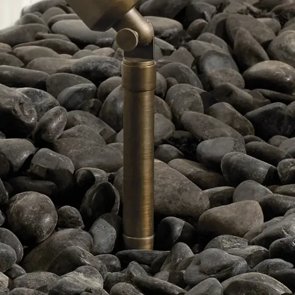 7-Inch Landscape Lighting Riser - Centennial Brass - Image 4