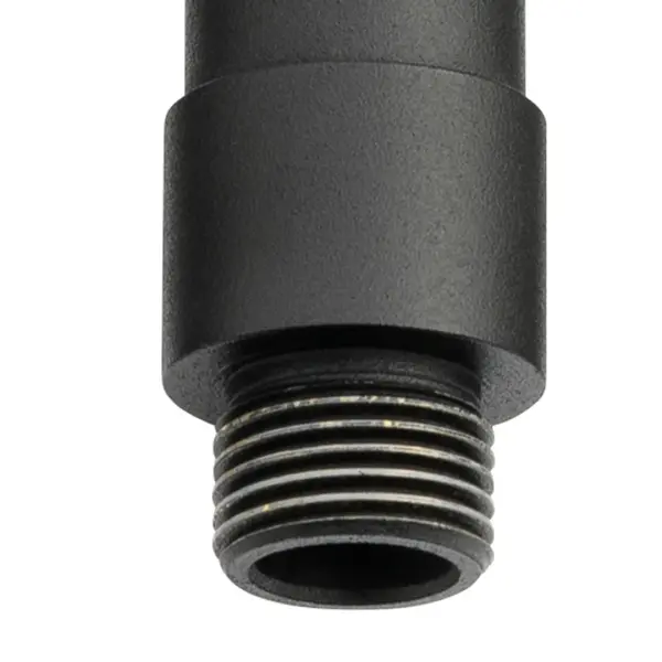 This durable Black Brass landscape riser extends fixture height by 13 inches, perfect for creating layered outdoor lighting designs. Wet-rated construction ensures reliable performance in all weather conditions. - alternate view