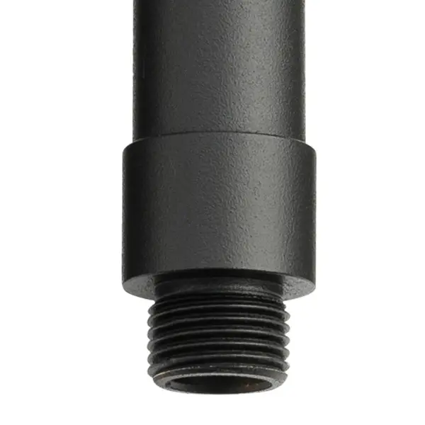 This 19-inch landscape riser provides versatile height adjustment for outdoor lighting fixtures. The wet-rated Black Brass finish offers durability and style for residential and commercial applications. - alternate view