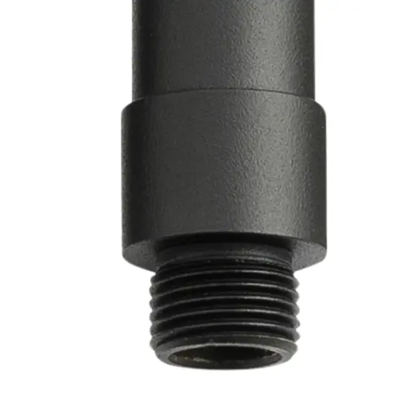 This durable Black Brass landscape riser extends fixture height by 25 inches, perfect for creating layered outdoor lighting designs. Wet-rated construction ensures reliable performance in all weather conditions. - alternate view