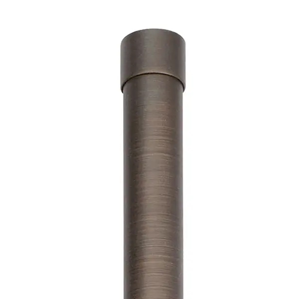 This 25-inch brass riser provides essential height adjustment for landscape lighting fixtures, featuring wet-rated durability and a premium Centennial Brass finish that weathers beautifully outdoors. - alternate view