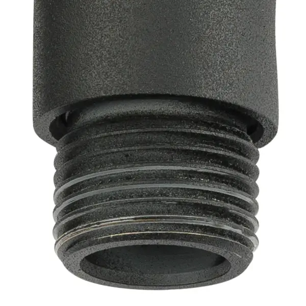 This 12V landscape accessory features a sophisticated black brass finish, combining durability with contemporary style. Wet-rated for reliable outdoor performance in various weather conditions. - alternate view