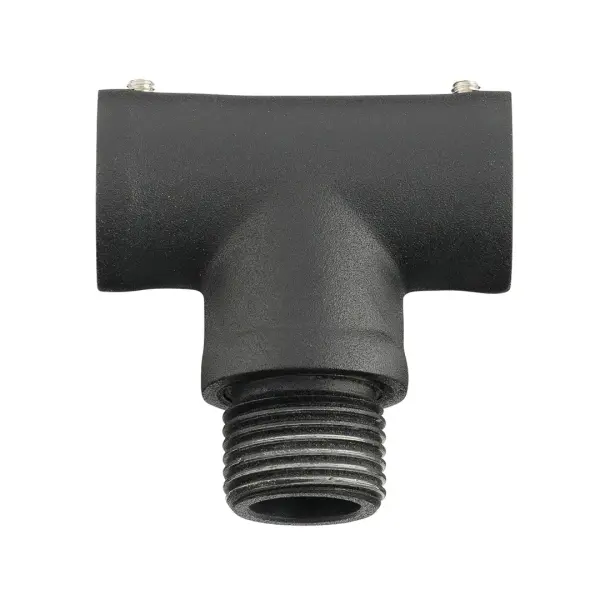 Compact 12V landscape lighting accessory in sophisticated black brass finish. Part of the coordinated Black Brass Landscape collection, this versatile component enables professional outdoor lighting installations.
