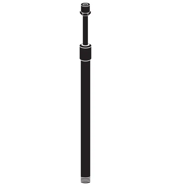 This 10.56-inch stem segment provides flexible height adjustment for low-voltage landscape lighting installations. Durable architectural bronze finish resists outdoor elements.