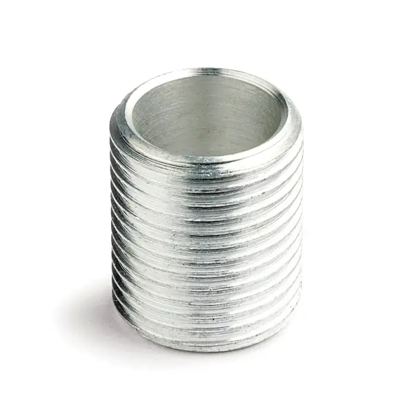 Professional-grade aluminum flange mounting nipple designed for secure installation of 12V landscape lighting fixtures. Compact design ensures reliable outdoor performance.