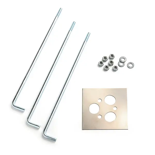 Essential installation accessory for landscape lighting professionals. This template kit ensures accurate placement and alignment of 12V bollard fixtures, streamlining the installation process.