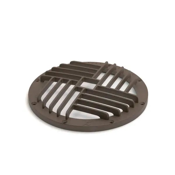 Essential protective accessory designed to shield low-voltage landscape lighting from rocks, debris, and lawn equipment. The architectural bronze finish integrates seamlessly with outdoor lighting systems.