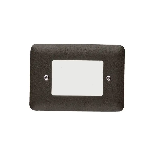 This compact 12V LED step light provides efficient, wet-rated illumination for decks, patios, and stairs. The textured architectural bronze finish offers durability and subtle style for outdoor spaces.