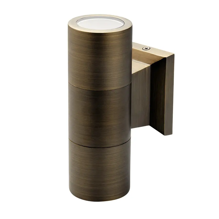 LED Retrofit Centennial Brass Patio Wall Light