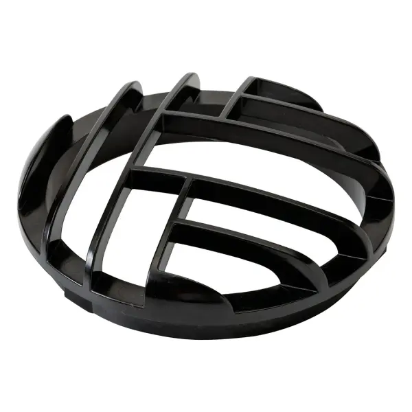Durable rock guard designed to protect LED in-ground lights from lawn equipment and debris. Compact 6-inch design provides reliable coverage while maintaining a low profile in landscape installations. - alternate view