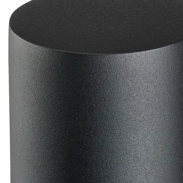 This compact 12V deck light combines contemporary styling with durable wet-rated construction. The distinctive black brass finish adds sophisticated accent lighting to outdoor decks, patios, and pathways. - alternate view