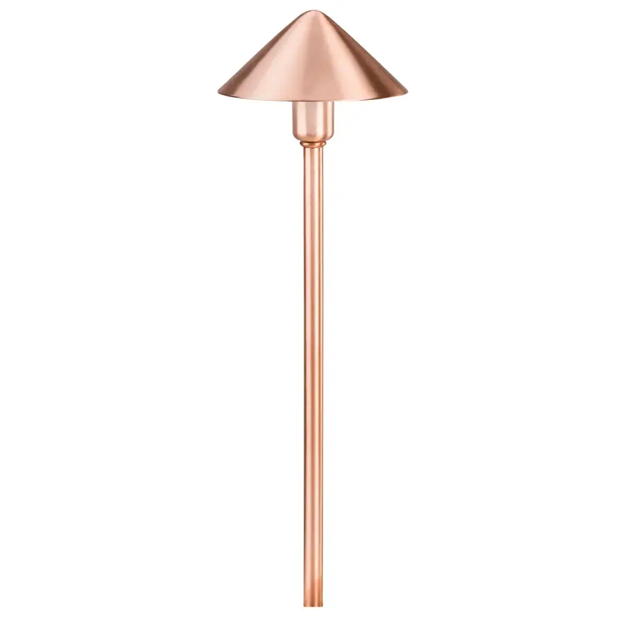 LED Path Light in Copper