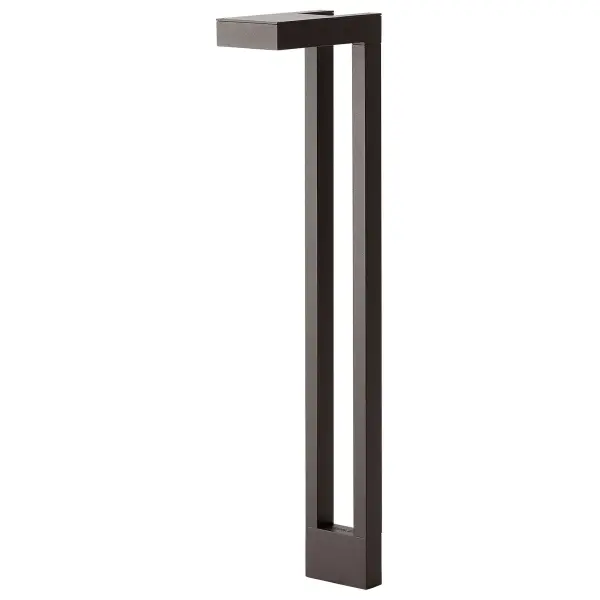 This sleek 22-inch path light combines contemporary design with premium brass materials and textured bronze finish. Wet-rated for all-weather durability, it provides reliable 12V landscape illumination with LED or halogen options.