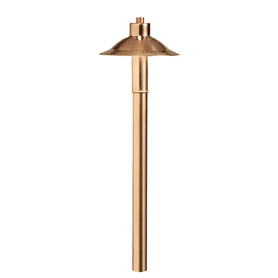 LED Path Light in Copper