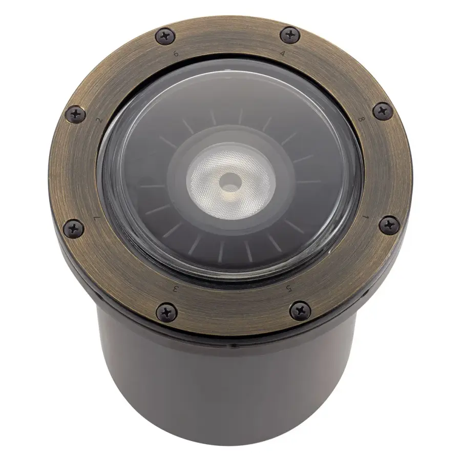 VLO LED In-Ground Accent Light in Centennial Brass