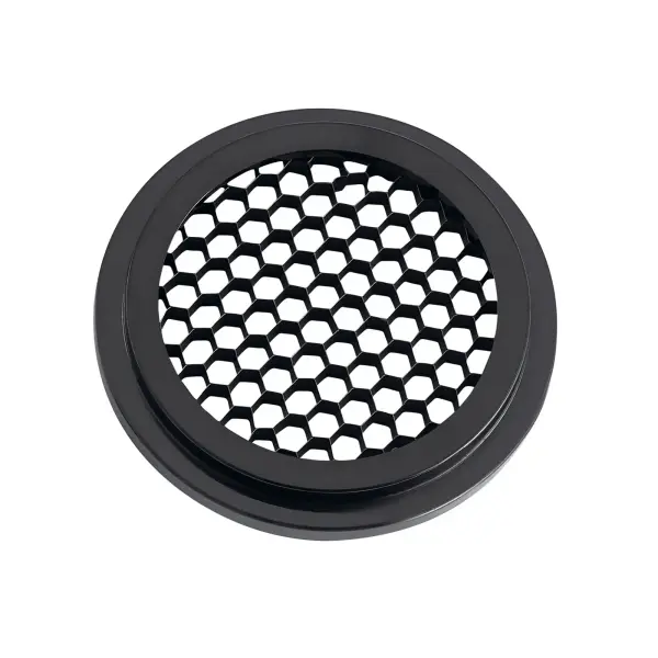 Compact 1.75-inch diameter replacement lens designed for outdoor landscape lighting systems. Wet-rated for all-weather durability with black finish to blend seamlessly with fixtures.