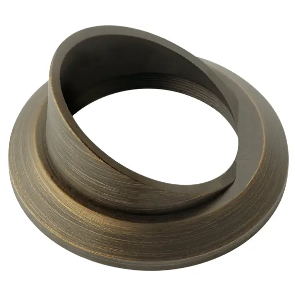 This compact brass cowl accessory enhances Mini All-Purpose Recessed fixtures by reducing glare along walkways and in garden beds. The durable Centennial Brass finish withstands outdoor elements while adding a refined accent.