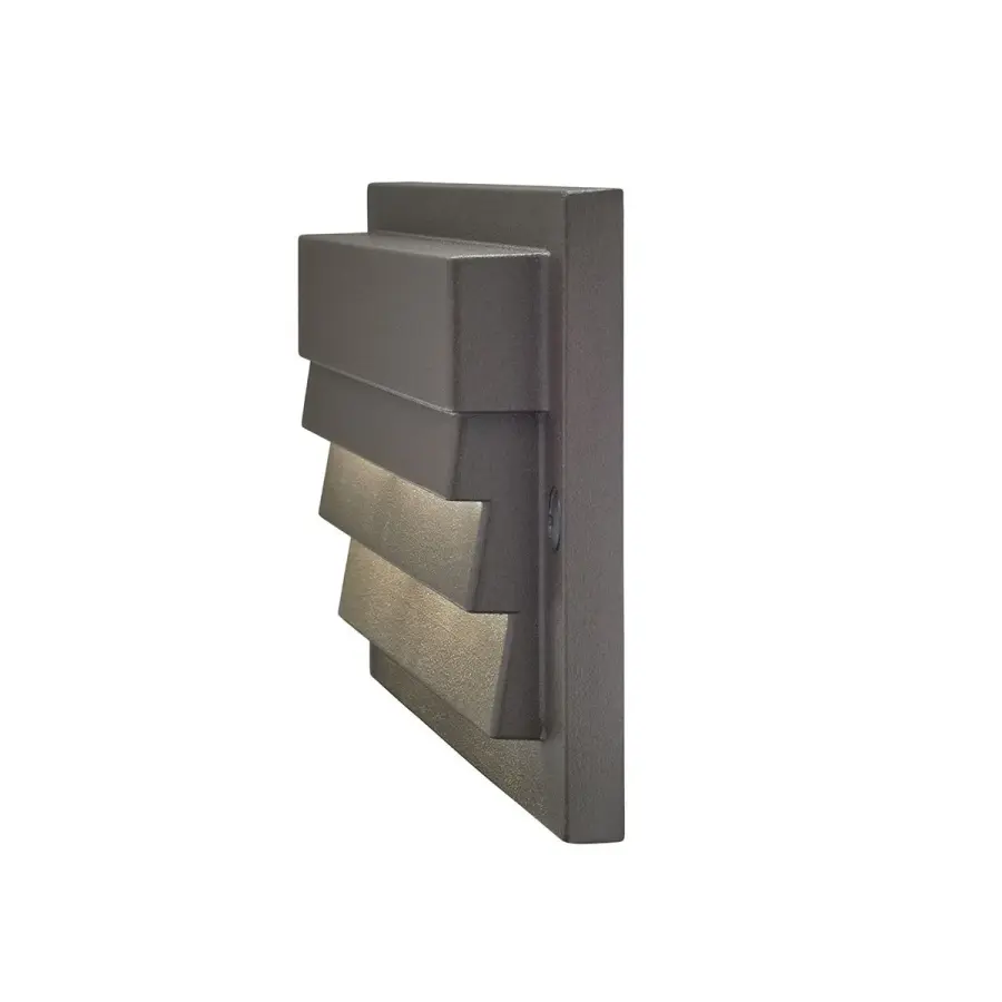 Landscape LED Surface-Mount Light in Textured Architectural Bronze