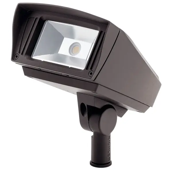 This DLC-listed commercial outdoor flood light delivers 1000 lumens of bright, energy-efficient LED illumination with universal voltage compatibility and integrated surge protection for reliable outdoor use.