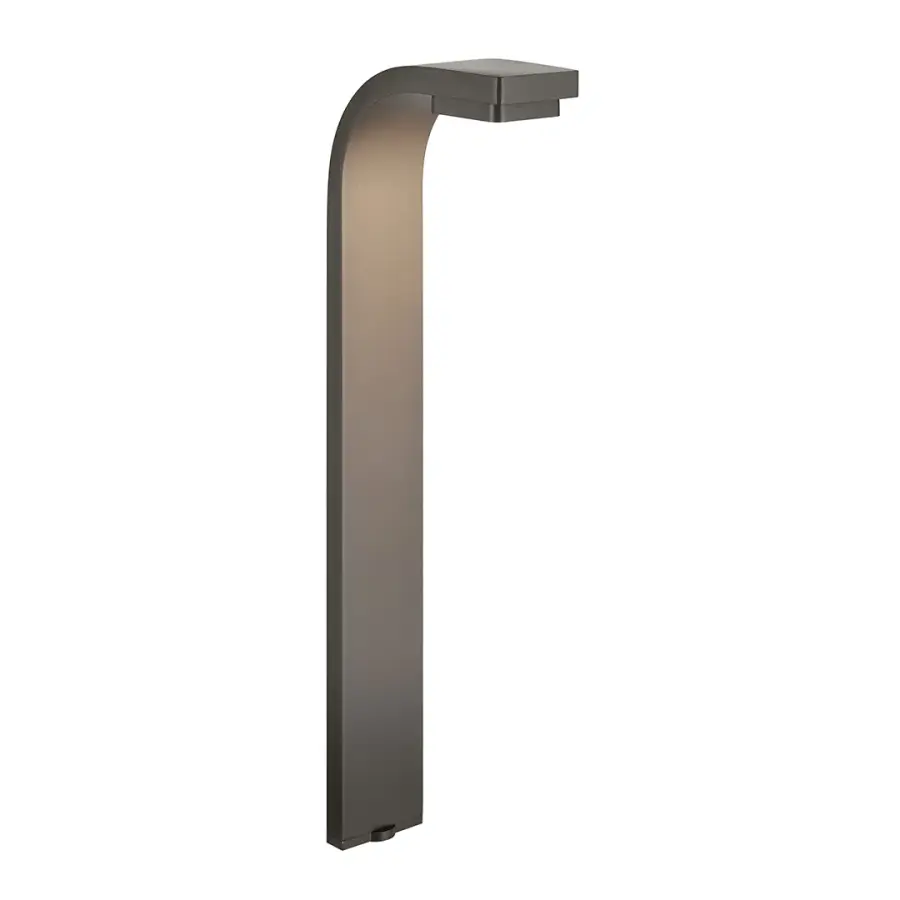 Contemporary Path Light in Textured Architectural Bronze - Image 1