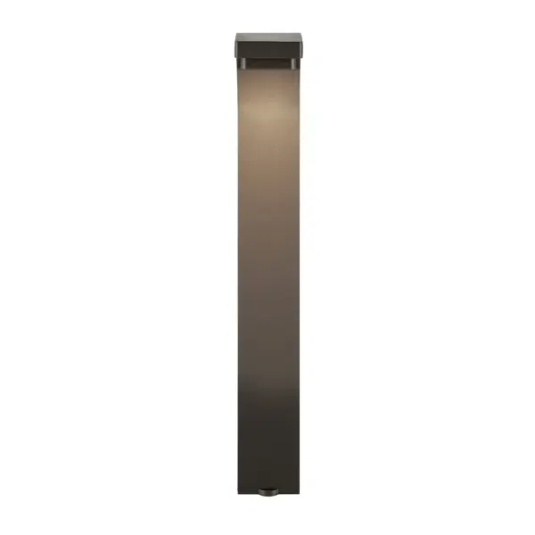 This contemporary path light combines modern design with energy-efficient integrated LED technology. At 22.5 inches tall with a slim 3-inch width, it provides 165 lumens of warm 2700K light while consuming only 2.5W. - alternate view