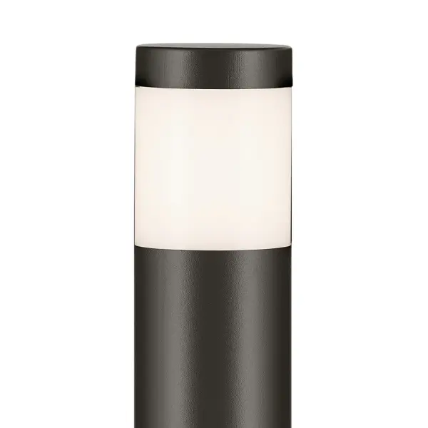 This contemporary path light combines modern design with energy-efficient LED technology. At 15.2 inches tall with a compact 3-inch diameter, it delivers 150 lumens of warm 2700K light while consuming just 2.5W. - alternate view